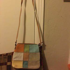 Fossil leather bag